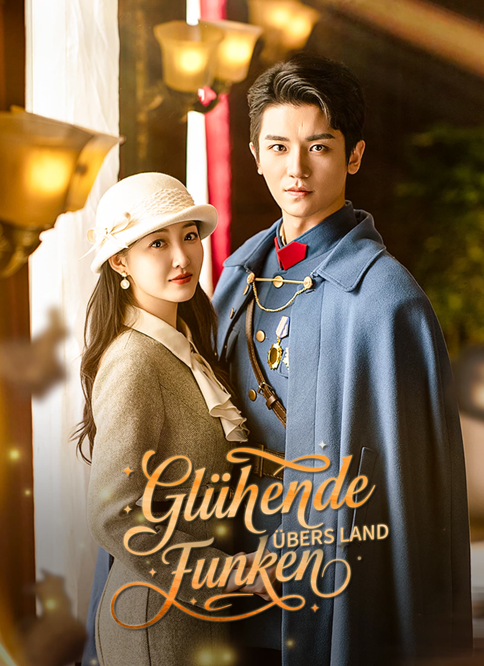 Glühende Funken übers Land
