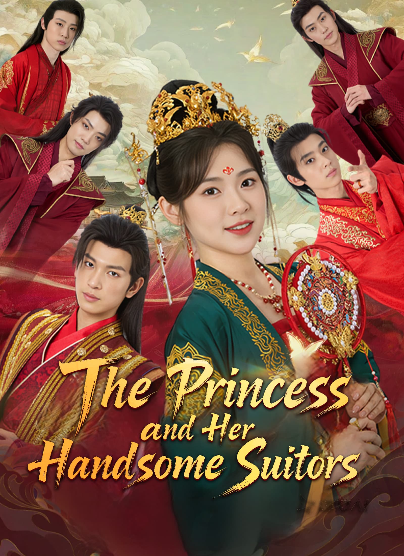 The Princess and Her Handsome Suitors