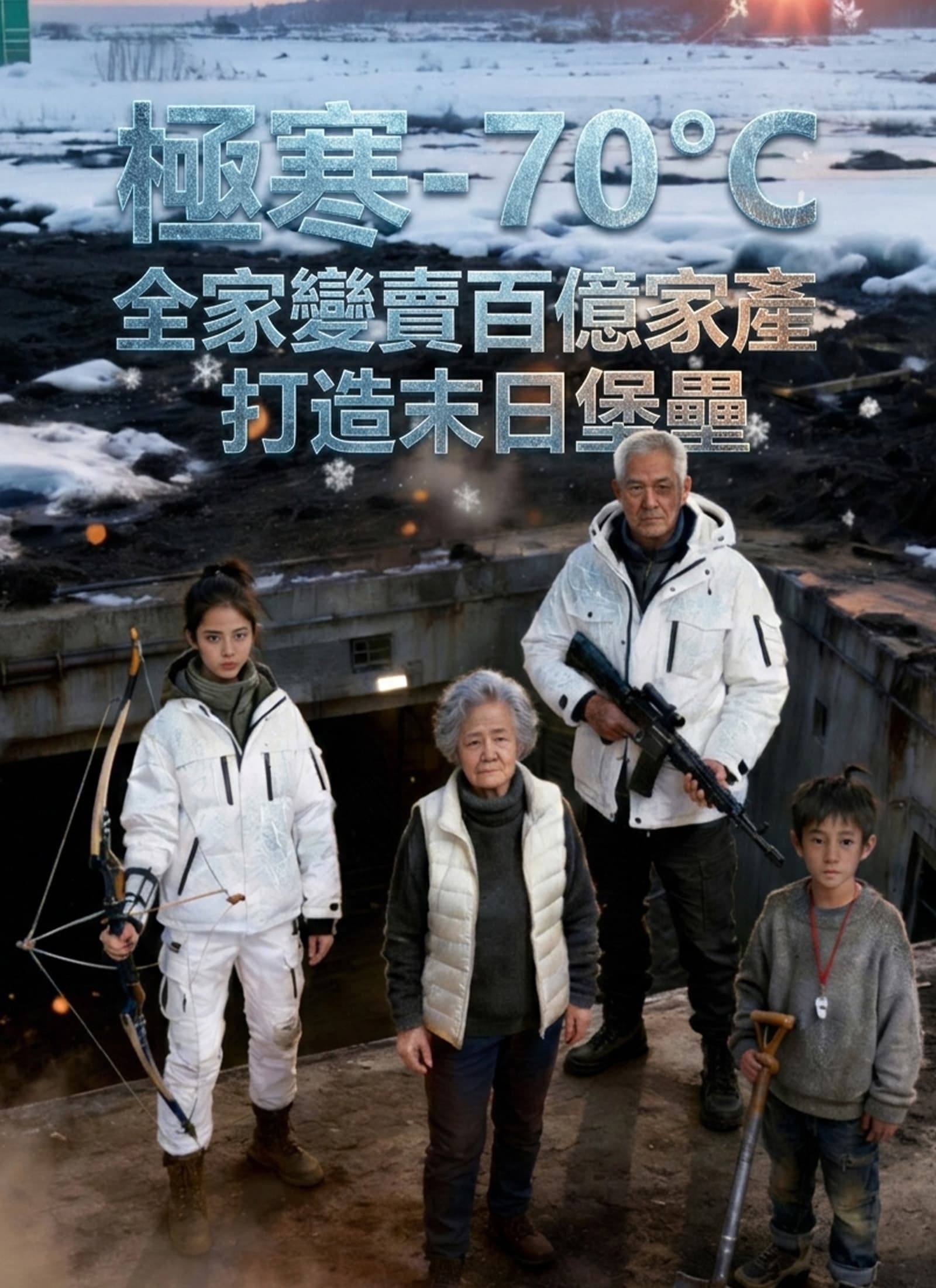 極寒-70°C:全家變賣百億家產，打造末日堡壘