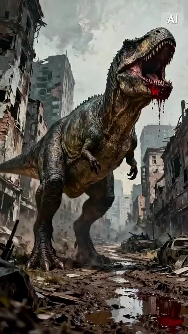 [Dubbed] I Evolve and Tame Dinosaurs in the Apocalypse - Episode 5