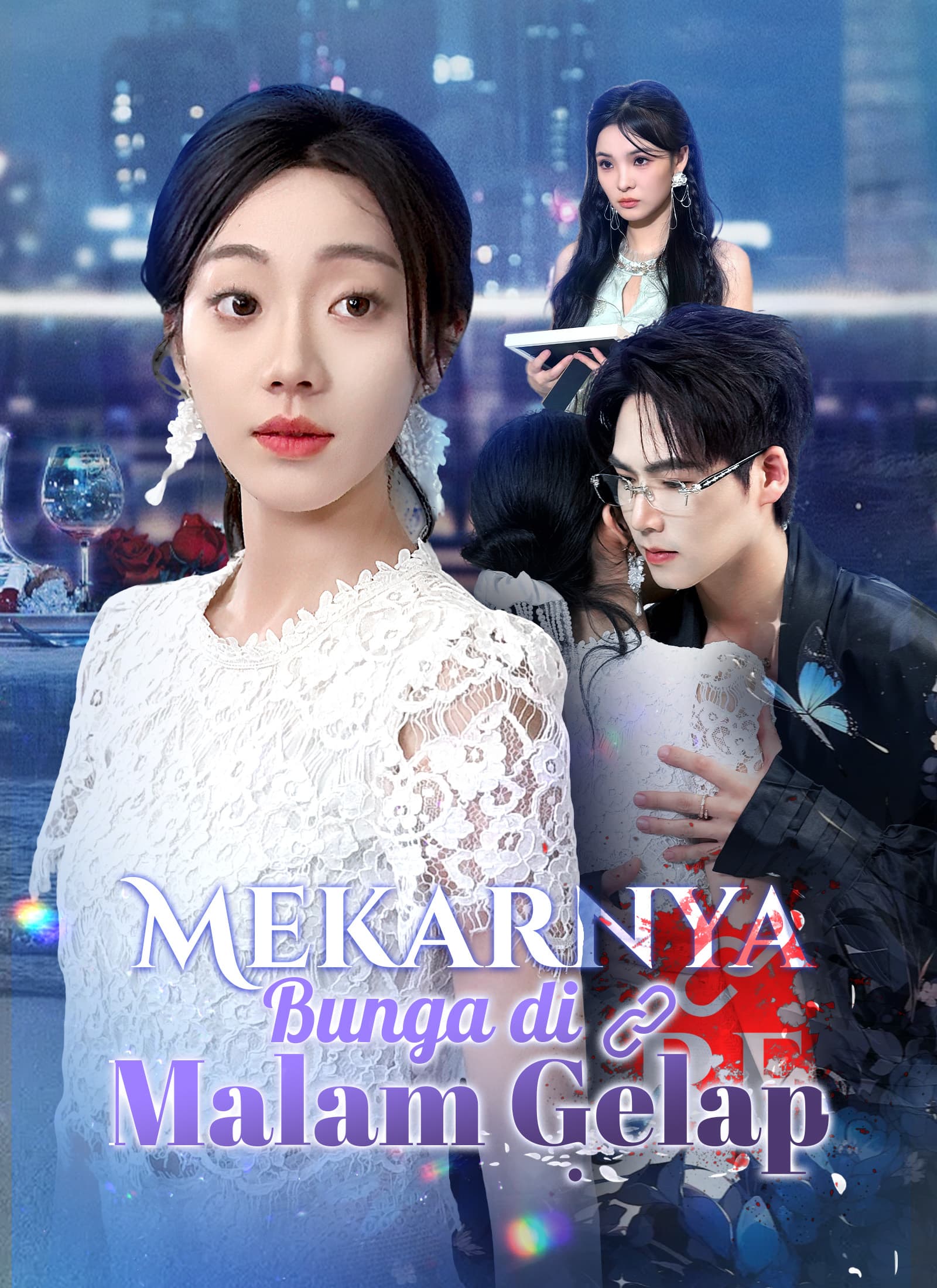 Mekarnya Bunga di Malam Gelap