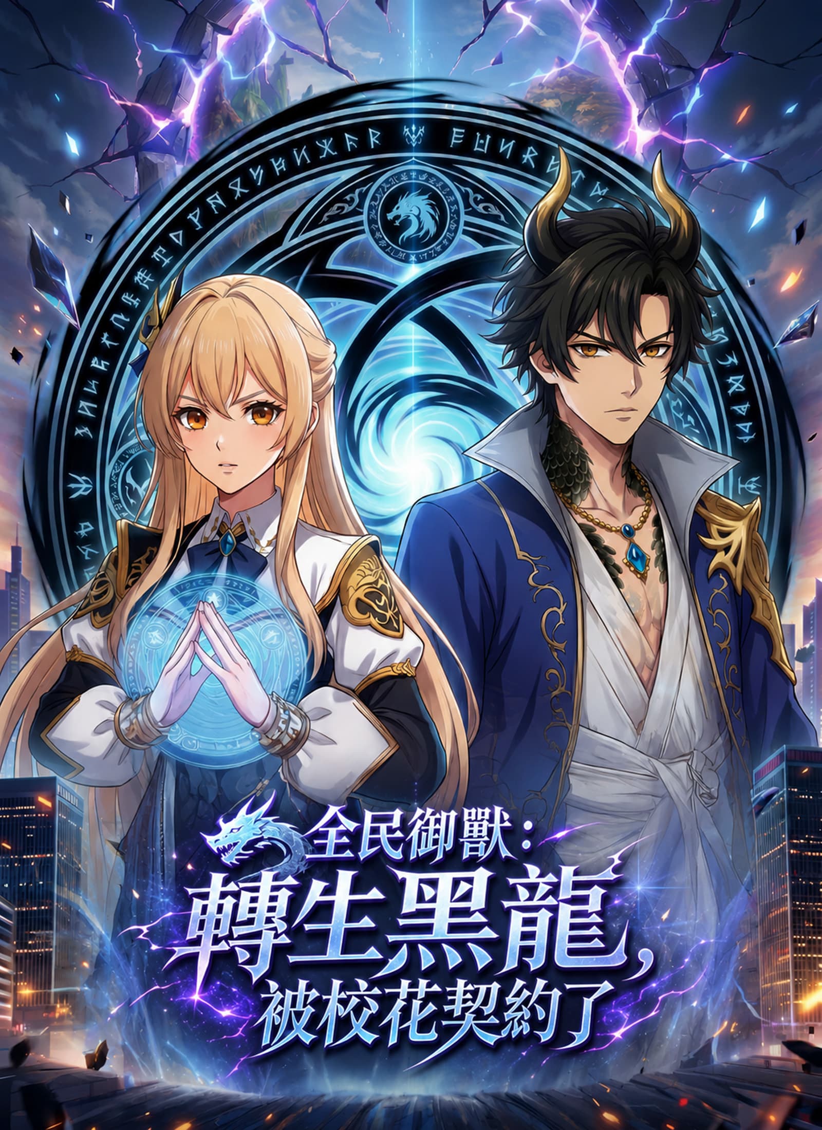 全民御獸：轉生黑龍，被校花契約了