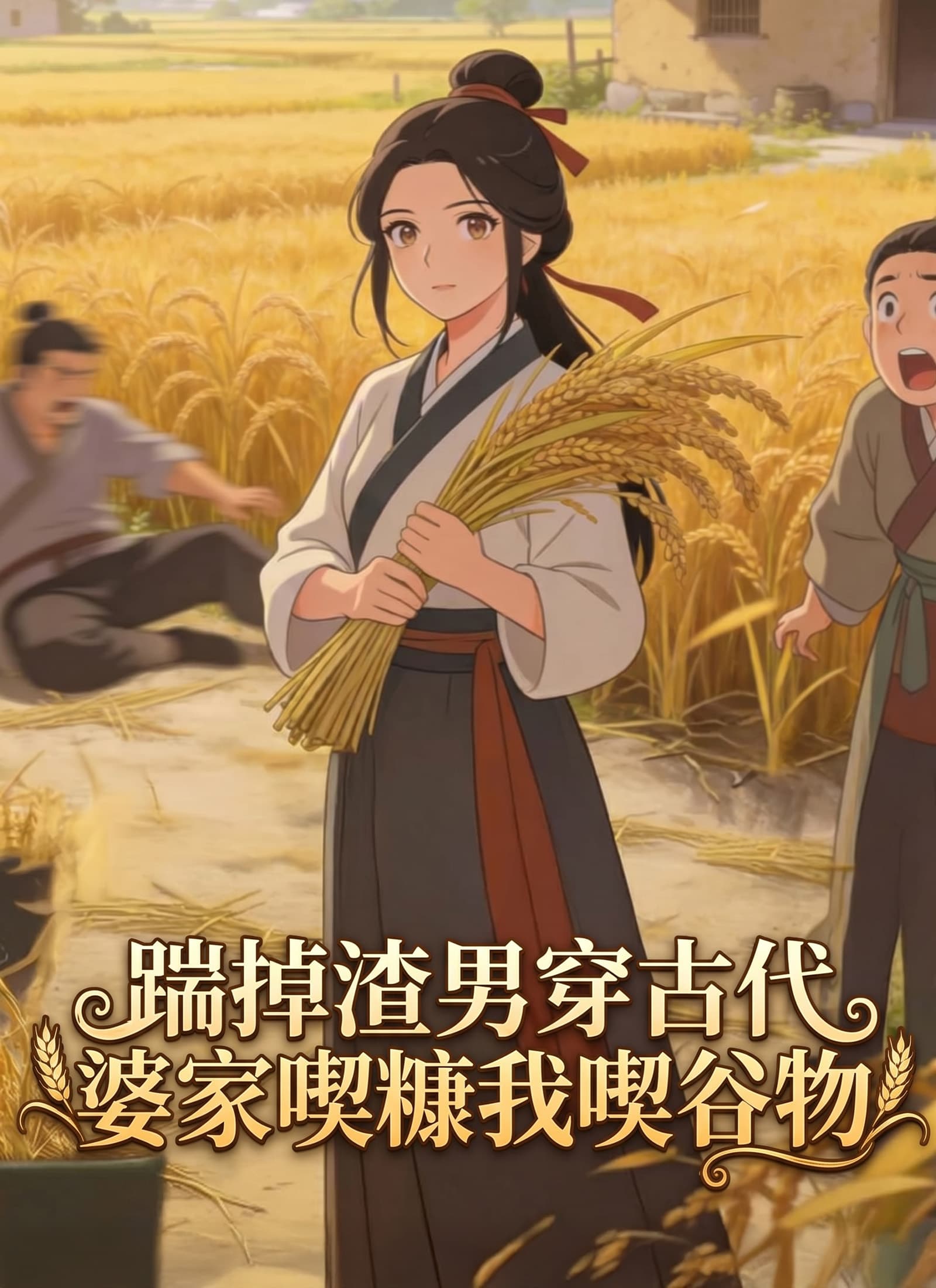 踹掉渣男穿古代，婆家喫糠我喫谷物