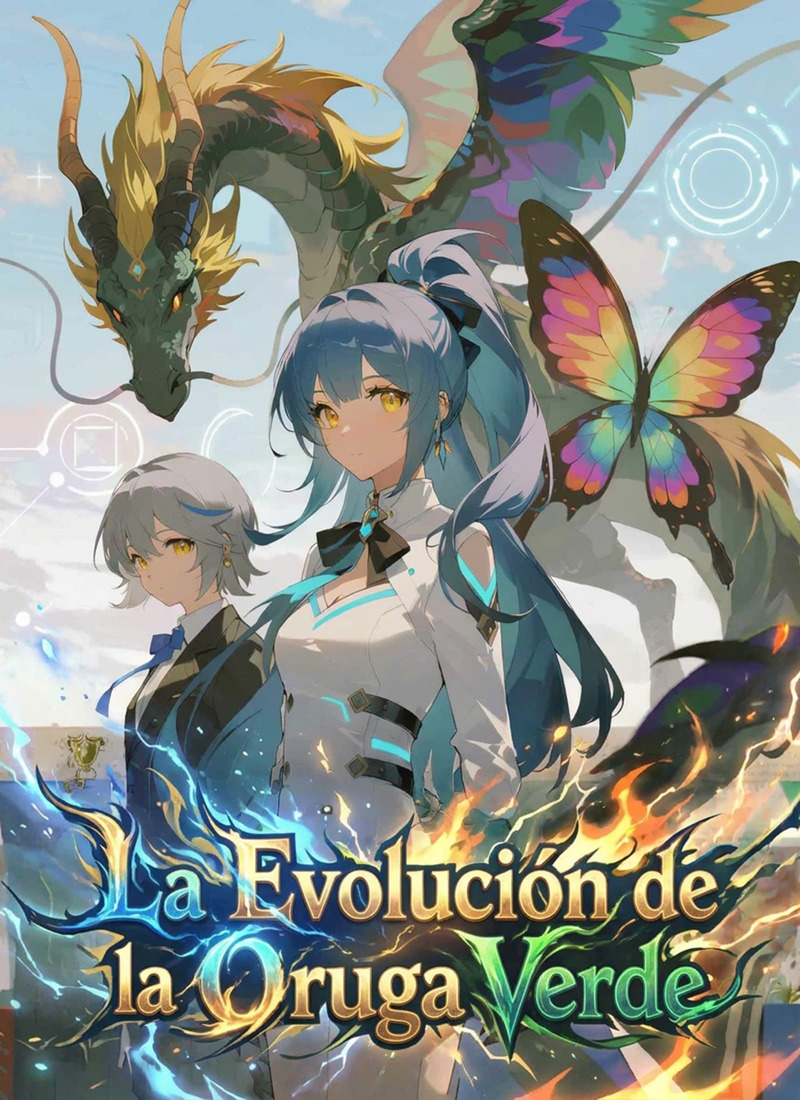 La evolución de la oruga verde