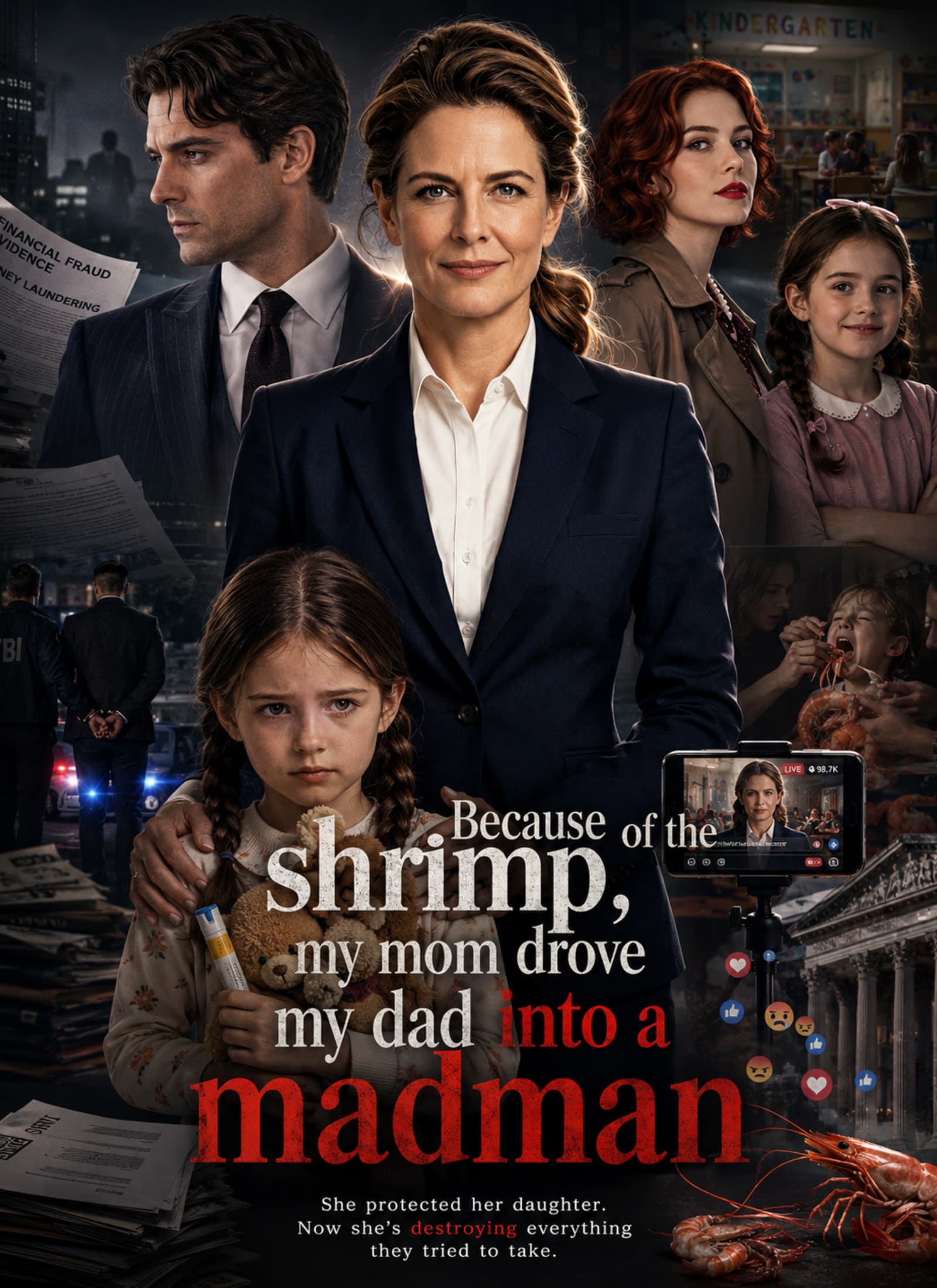 Because of the shrimp, my mom drove my dad into a madman