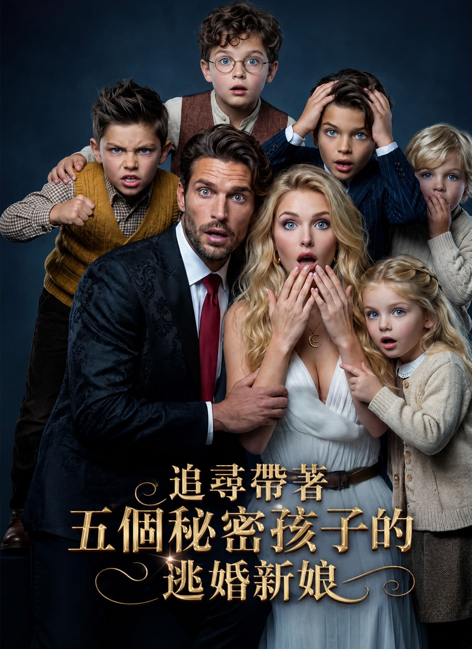 追尋帶著五個秘密孩子的逃婚新娘