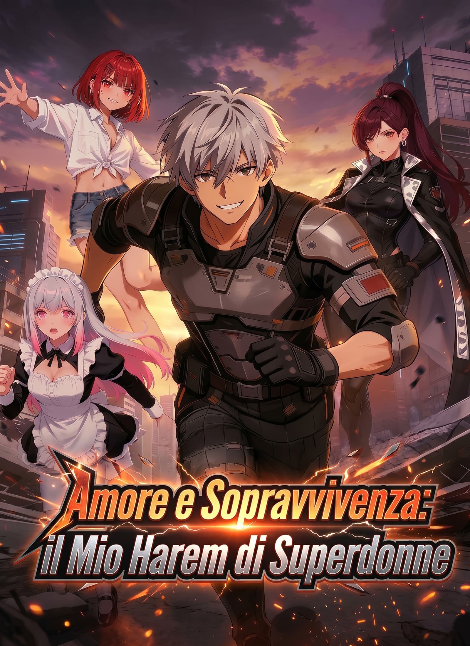 [Doppiato]Amore e Sopravvivenza:  il Mio Harem di Superdonne