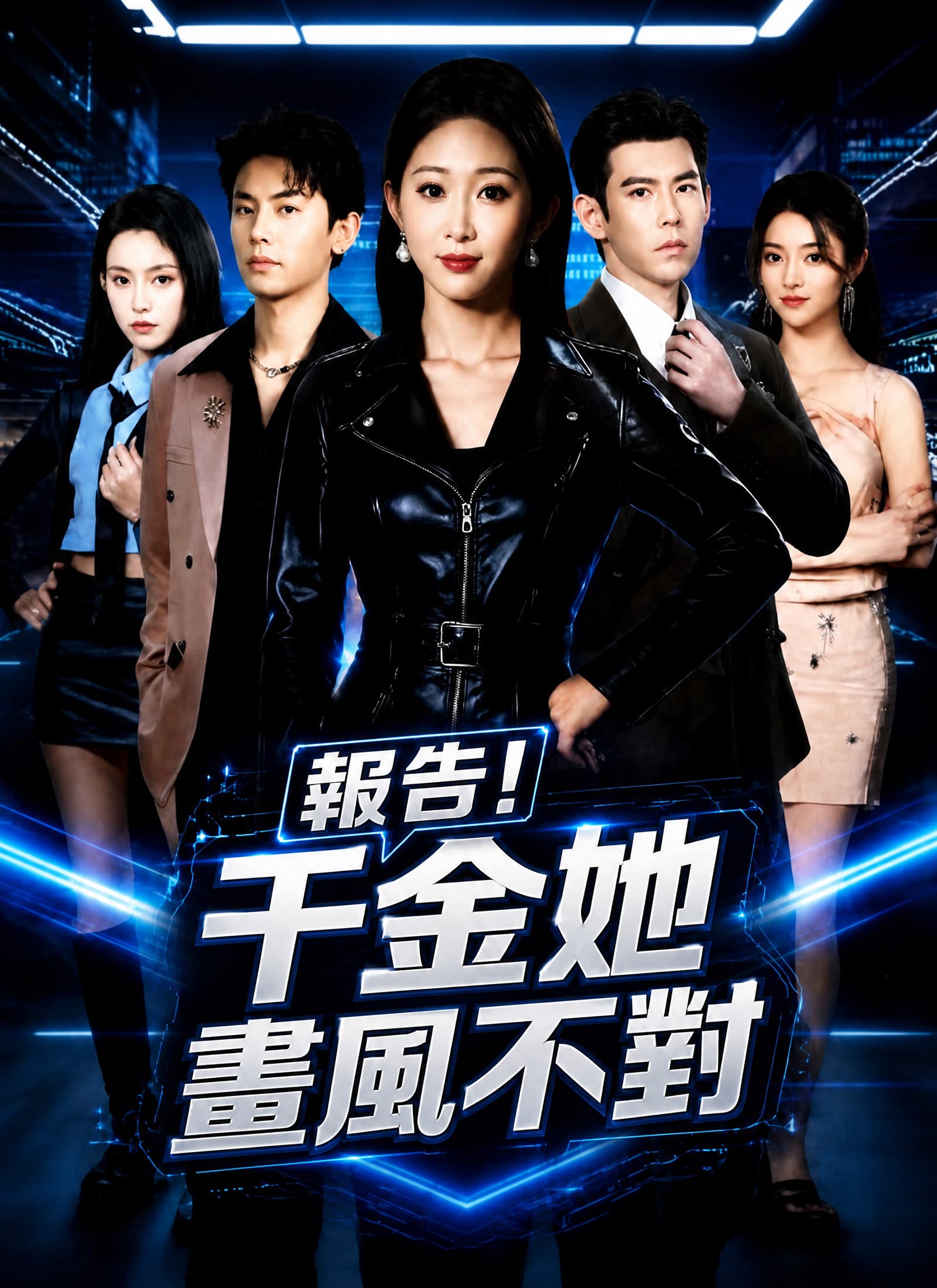 報告！千金她畫風不對