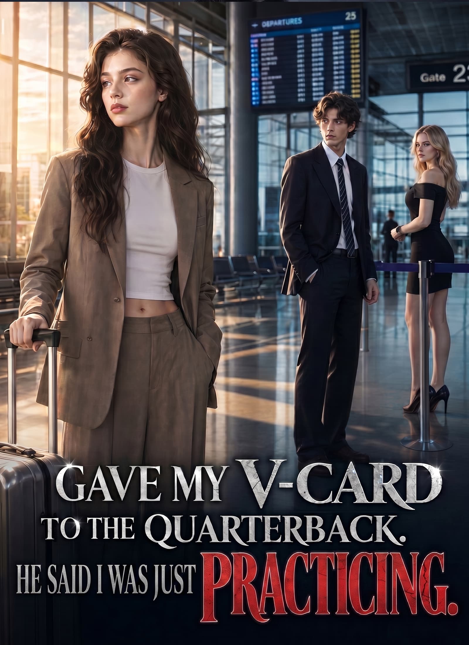 Gave my V-card to the Quarterback. He said I was just practicing