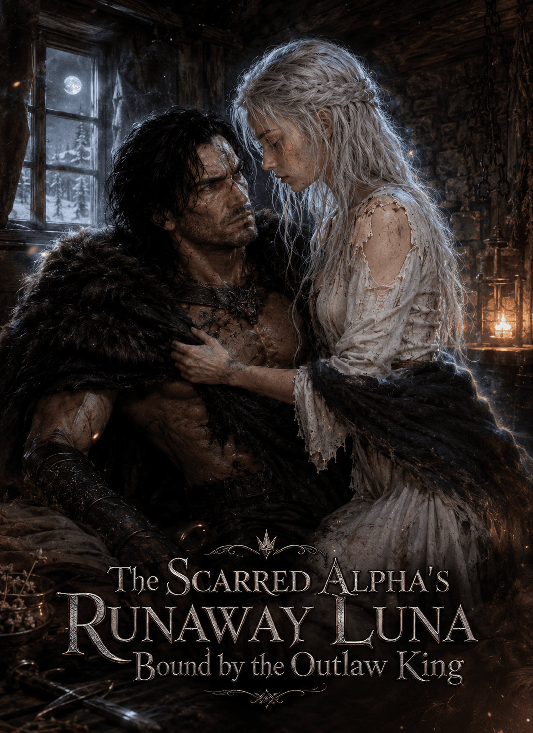 The Scarred Alpha's Runaway Luna: Bound by the Outlaw King