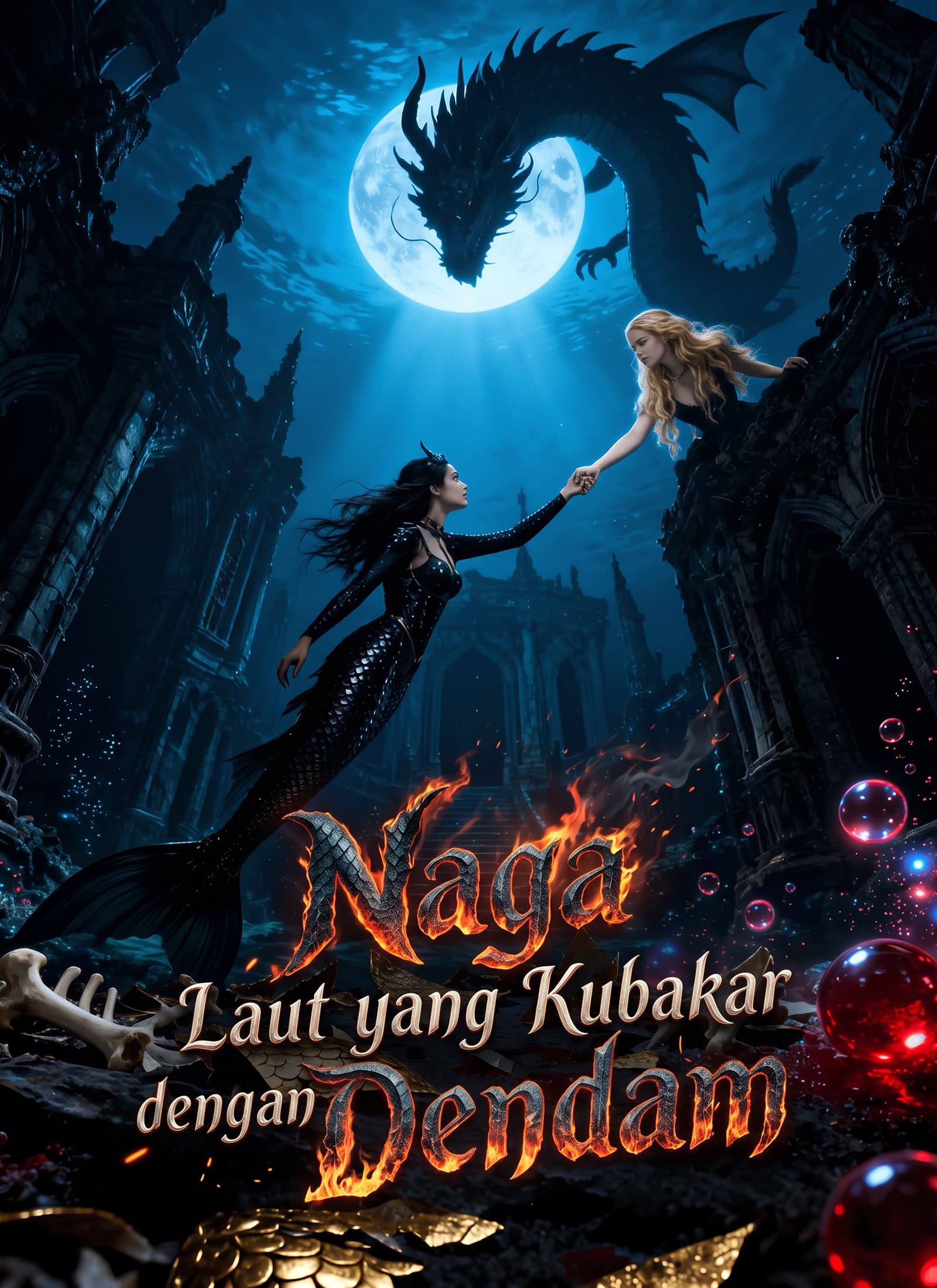 Naga Laut yang Kubakar dengan Dendam