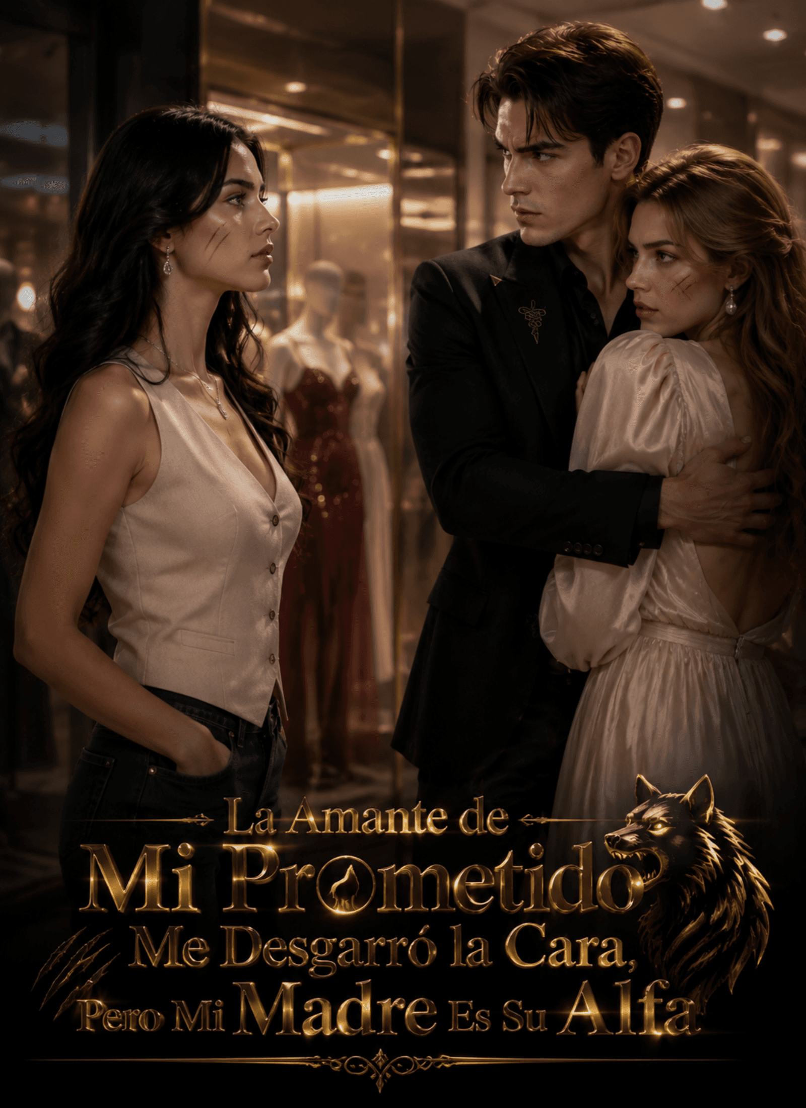 La Amante de Mi Prometido Me Desgarró la Cara, Pero Mi Madre Es Su Alfa