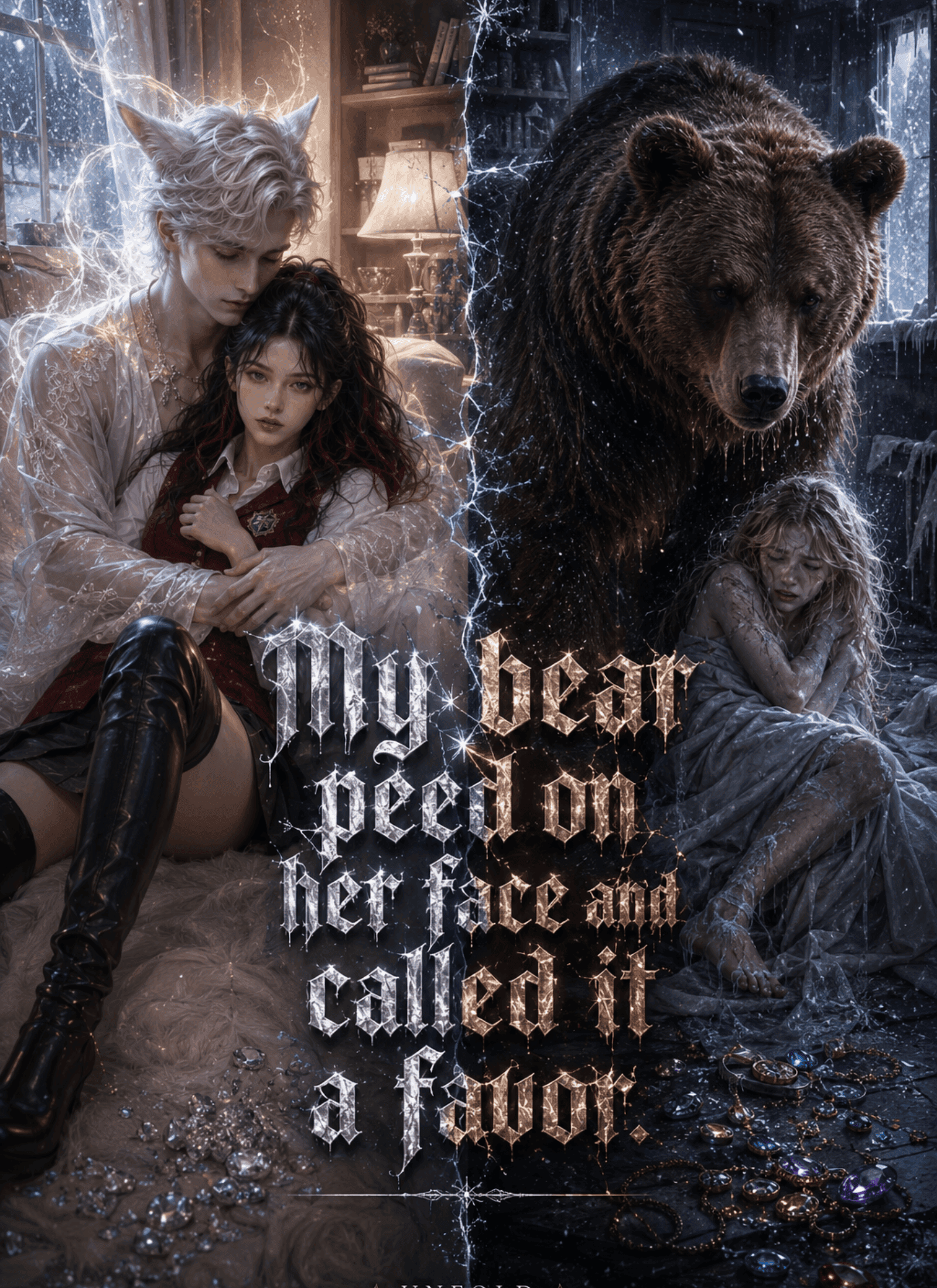 My bear peed on her face and called it a favor.