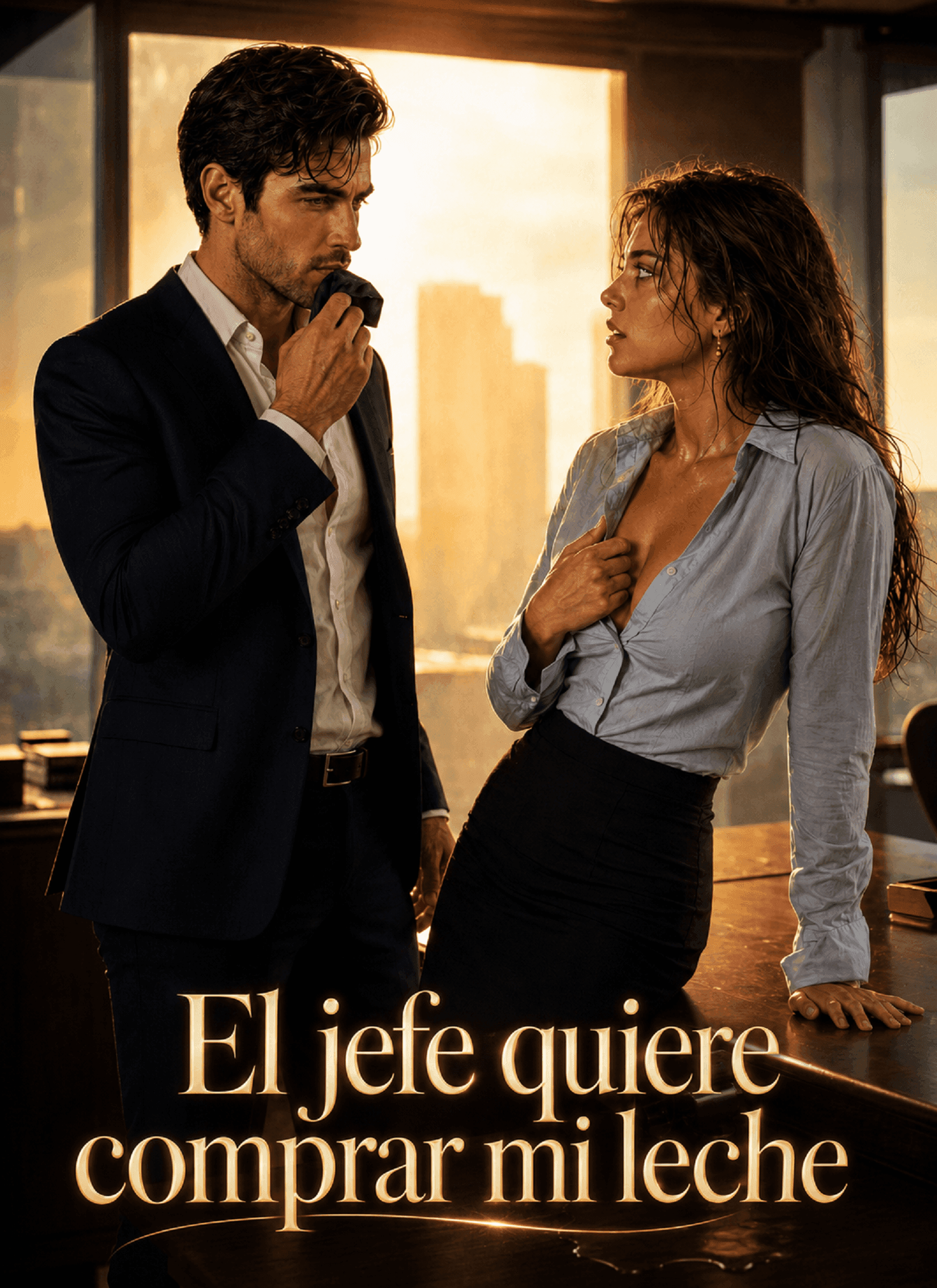 El jefe quiere comprar mi leche