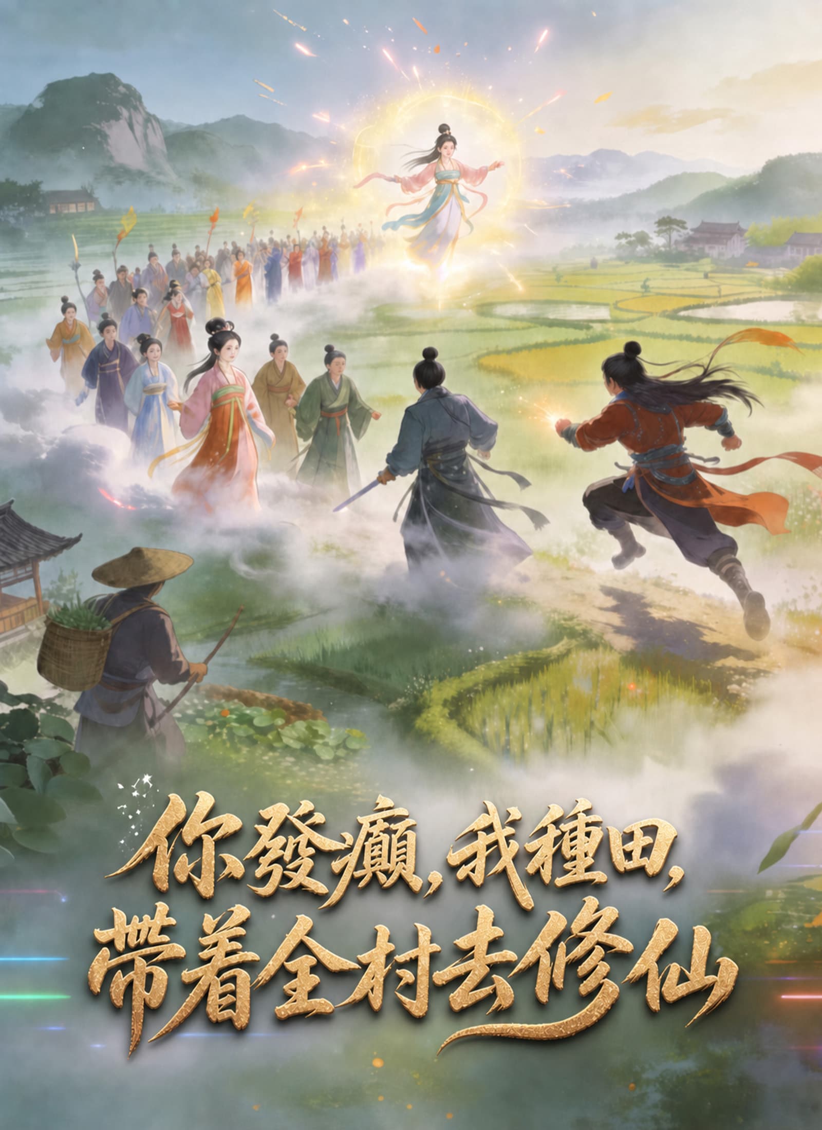 你發癲，我種田，帶着全村去修仙