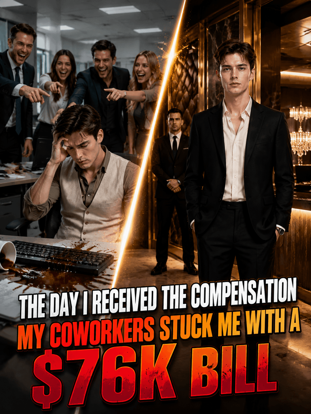 The day I received the compensation, My Coworkers Stuck Me With a $76K Bill