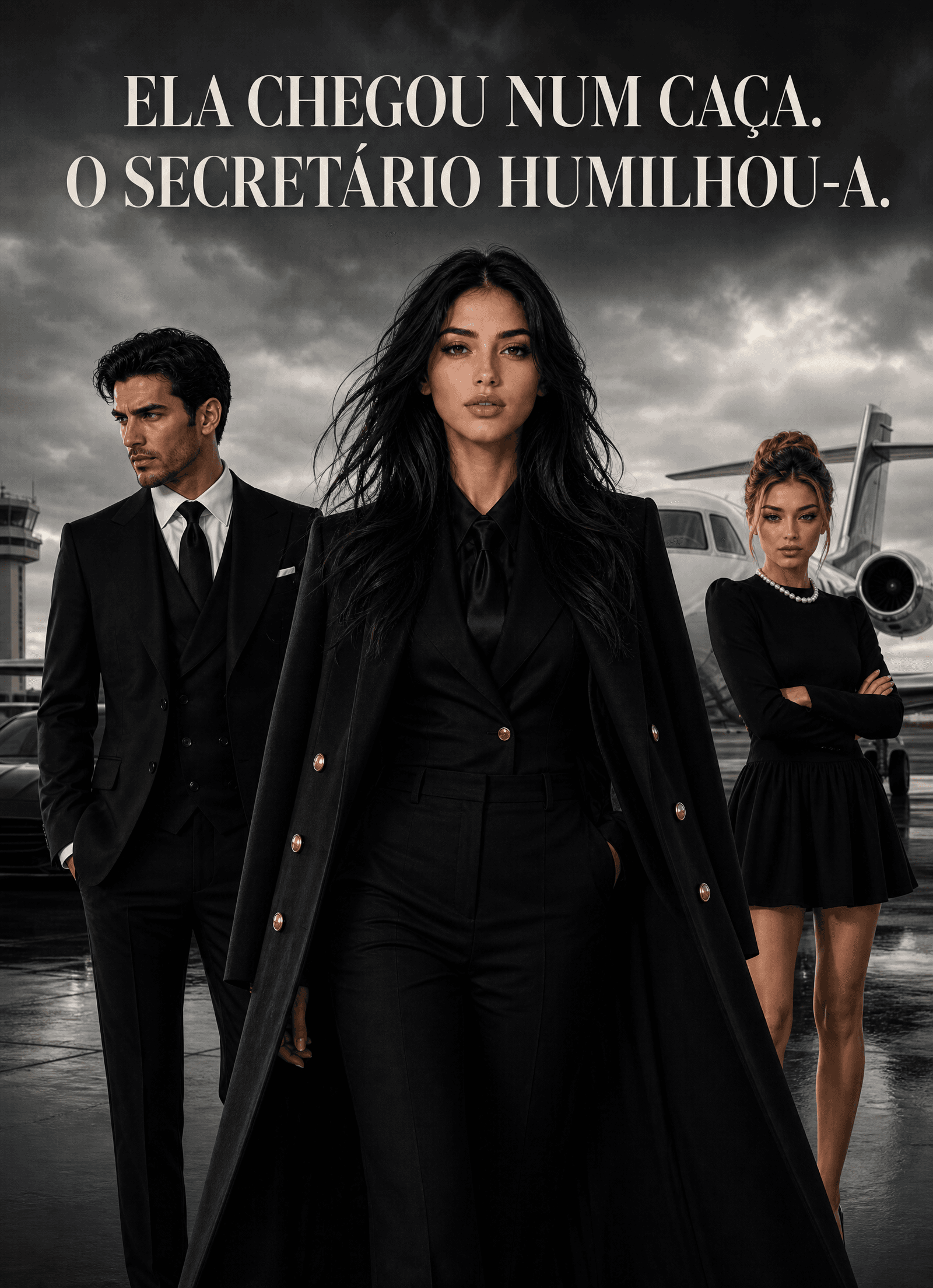 ELA CHEGOU NUM CAÇA. O SECRETÁRIO HUMILHOU-A.