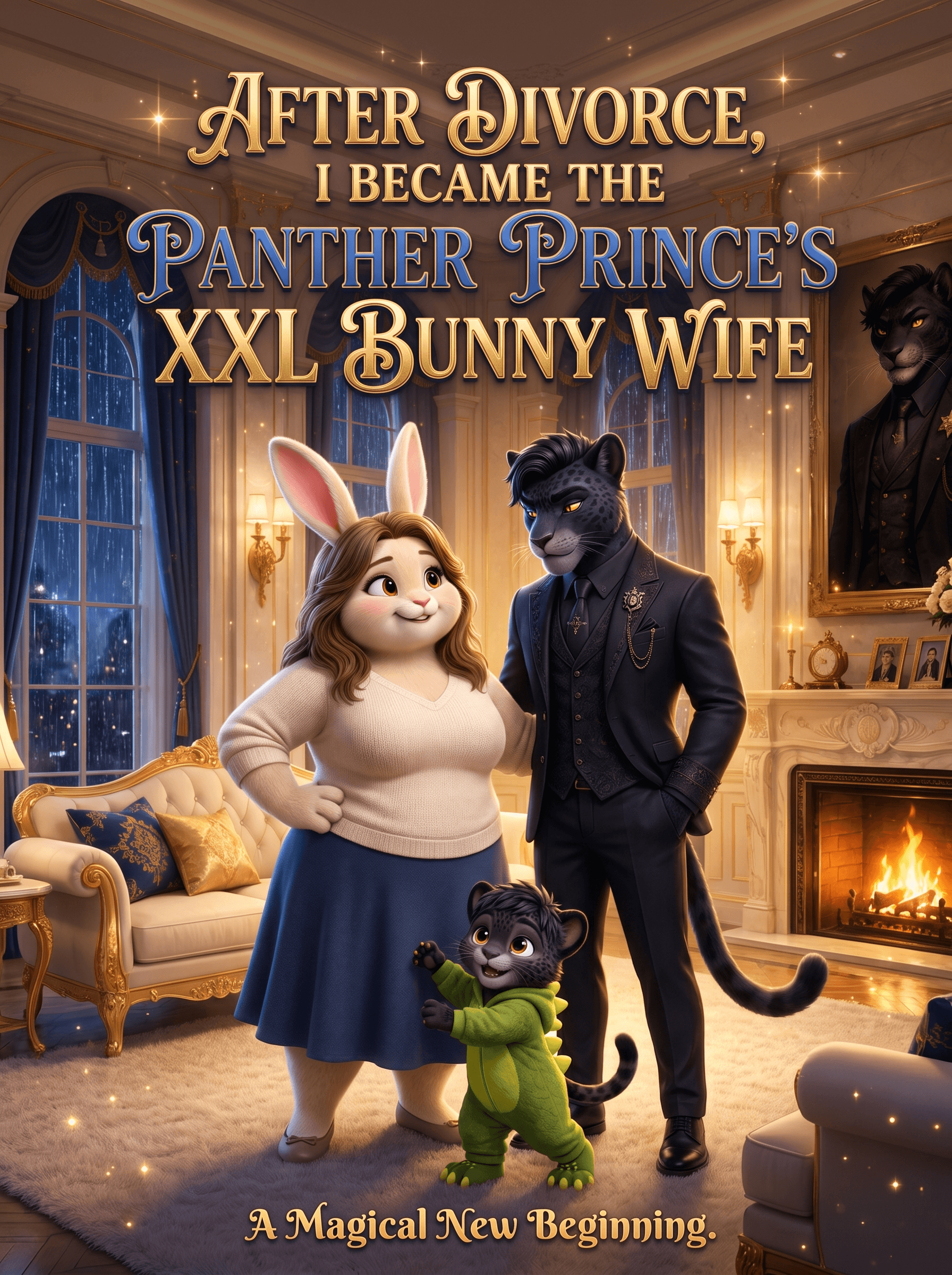 After Divorce, I Became the Panther Prince's XXL Bunny Wife