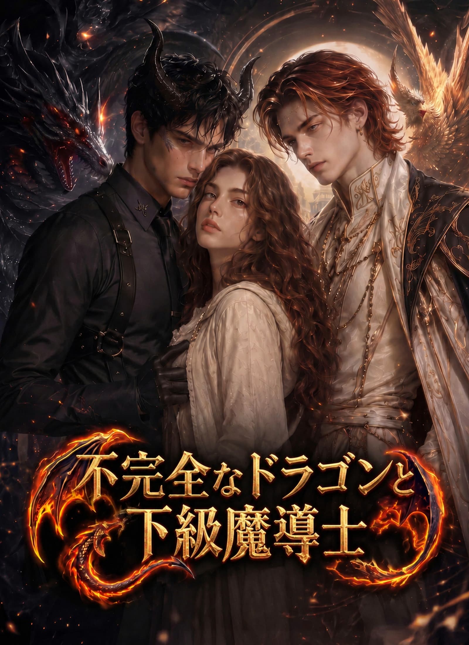 不完全なドラゴンと下級魔導士